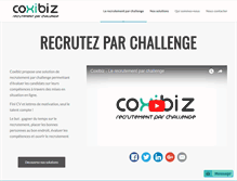 Tablet Screenshot of coxibiz.com